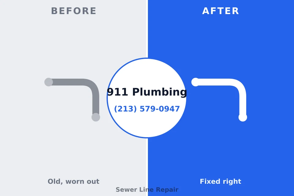 Before and after: plumbing company Molino, FL